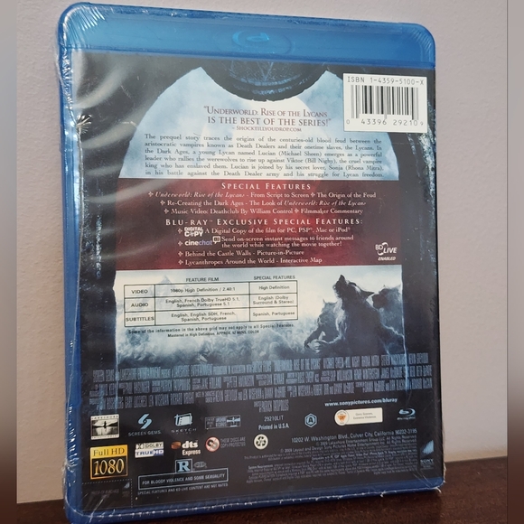 2/$13 Underworld: Rise of the Lycans Blu-ray - Picture 2 of 3